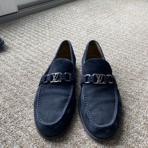 Louis Vuitton Suede Loafers